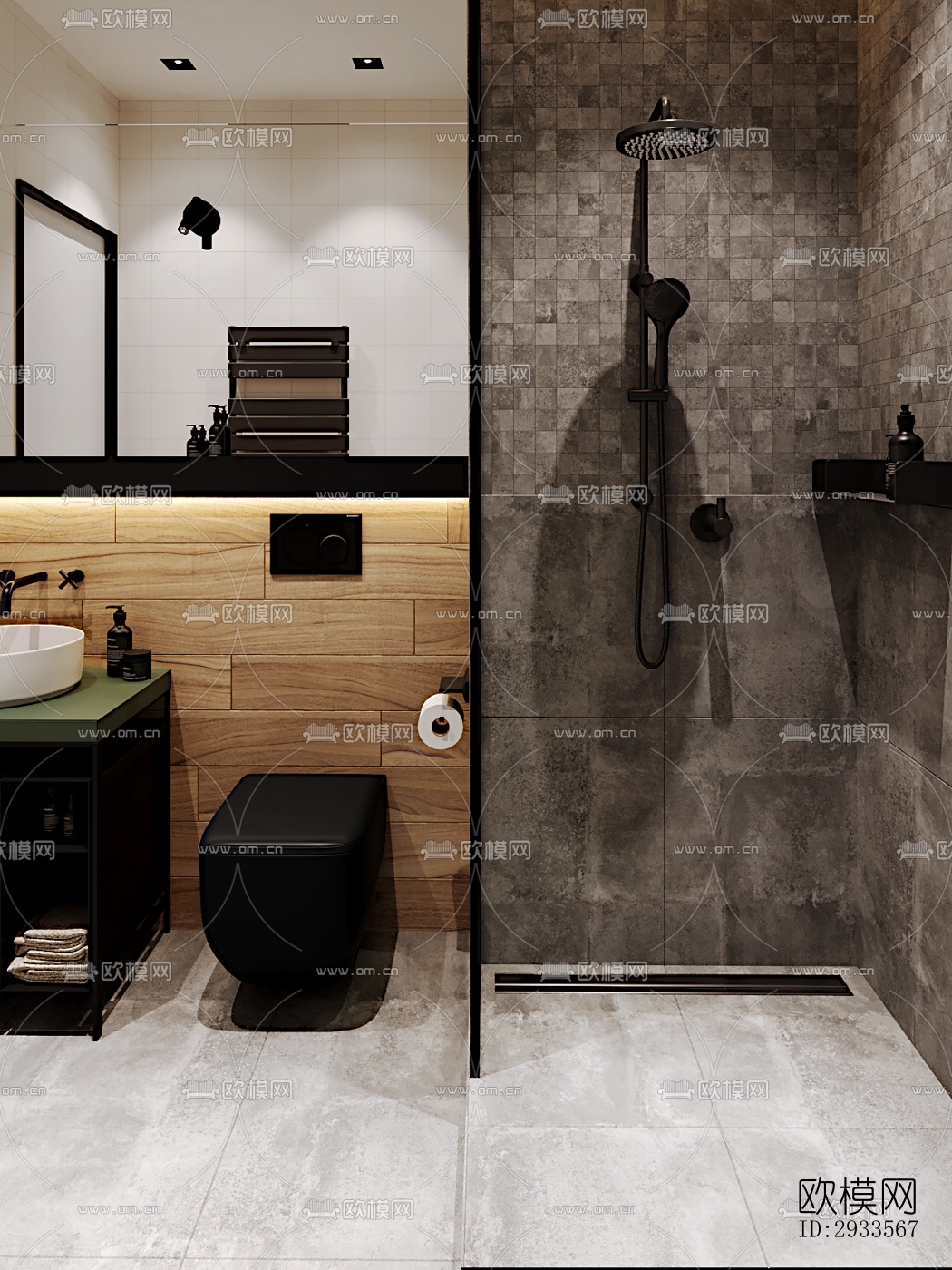 北欧公寓效果图下载（渲染图8）