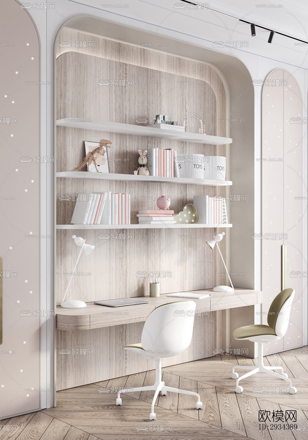 北欧平层效果图下载（渲染图6）