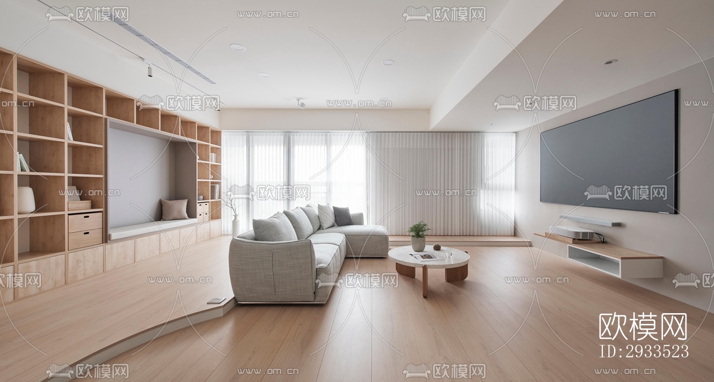 北欧公寓效果图下载（渲染图11）