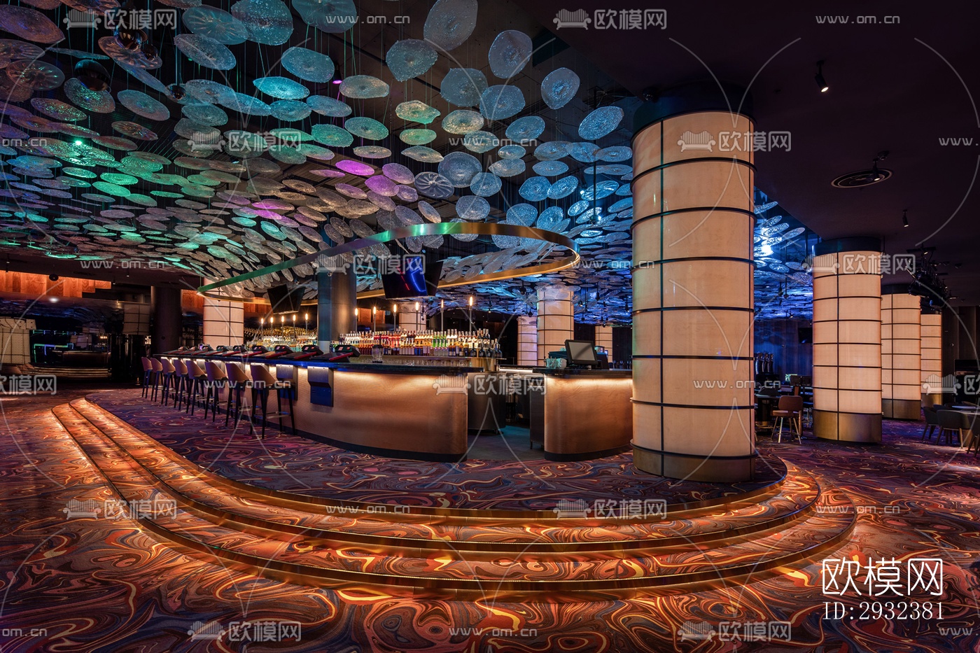 现代酒吧效果图下载（渲染图10）