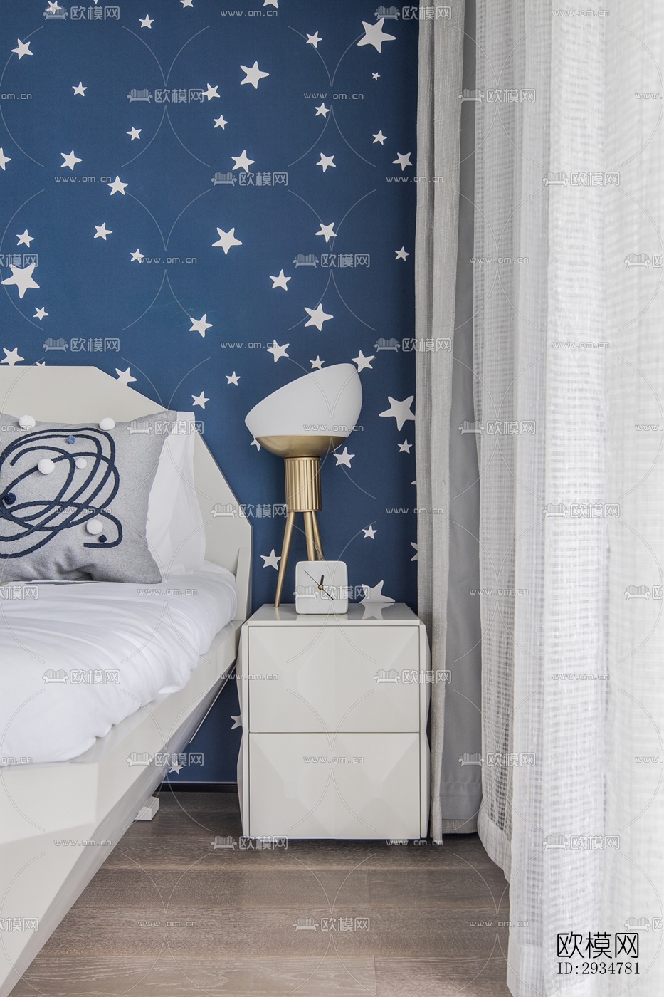 现代平层效果图下载（渲染图15）