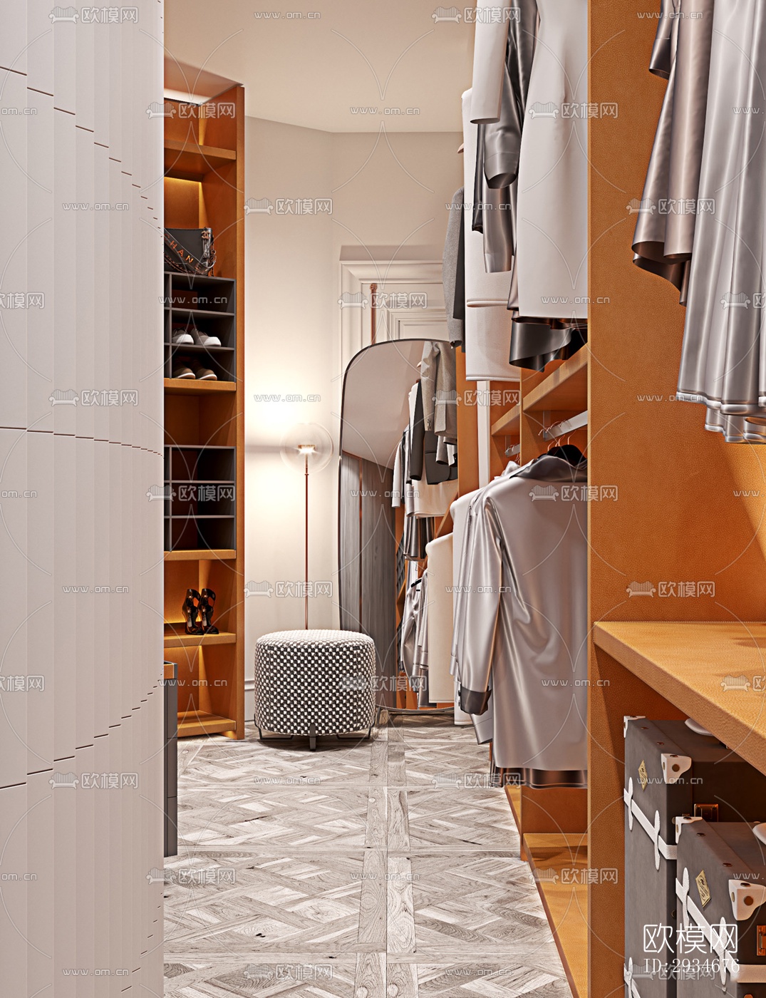 欧式平层效果图下载（渲染图5）