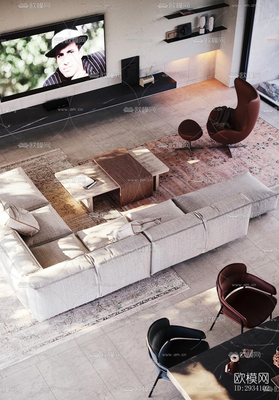 现代别墅效果图下载（渲染图2）