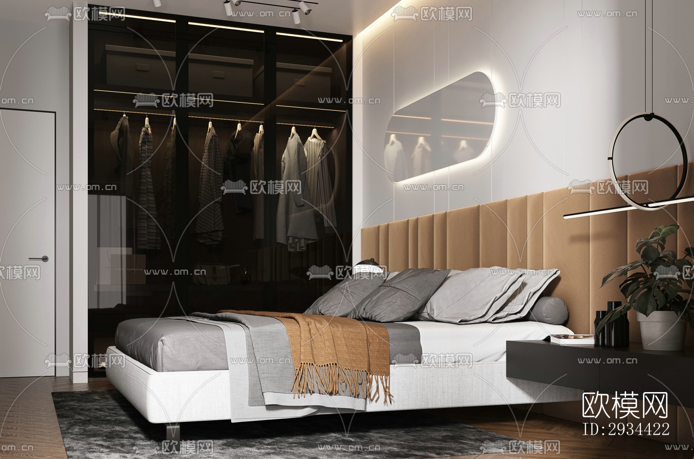 北欧平层效果图下载（渲染图3）