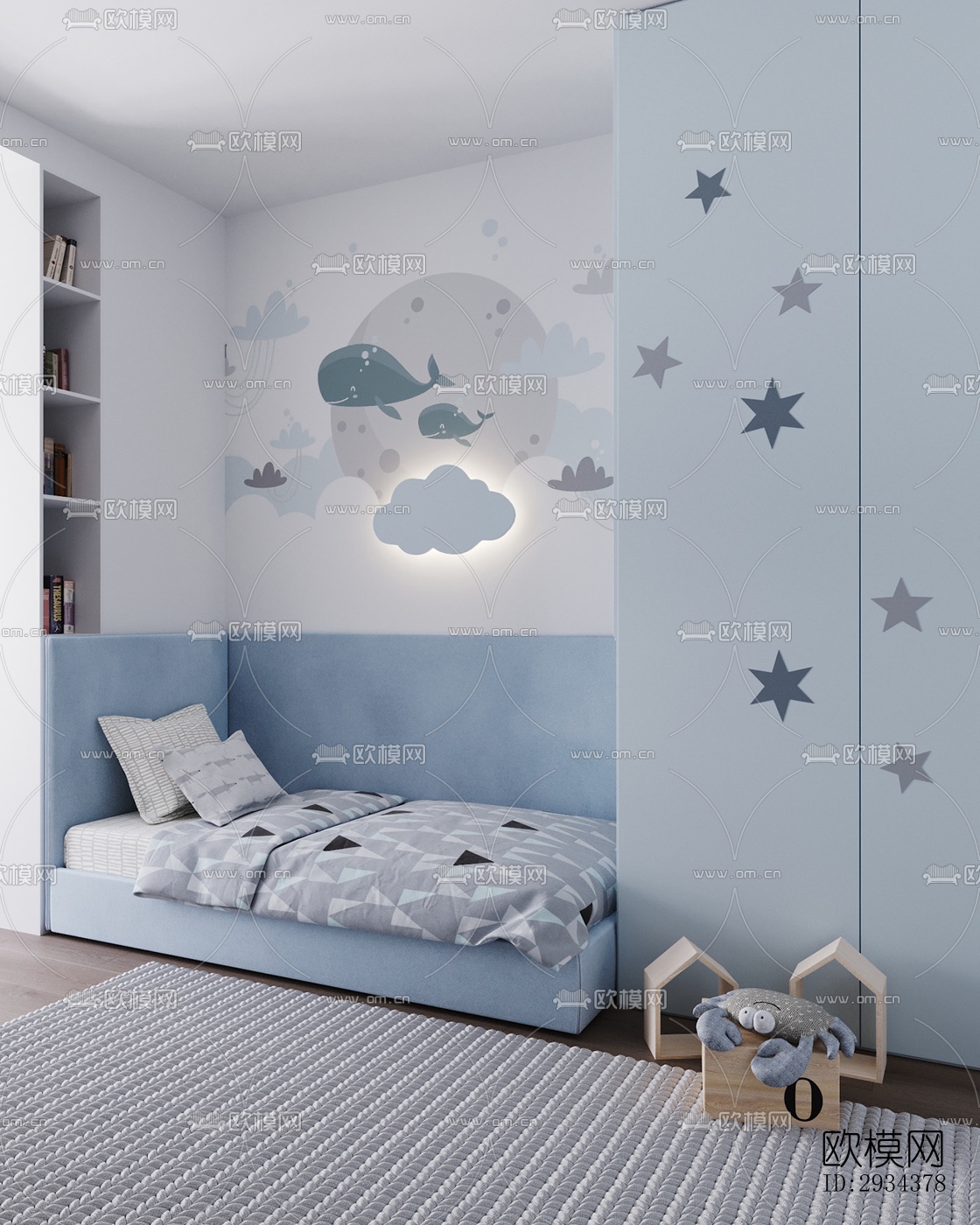 北欧平层效果图下载（渲染图14）