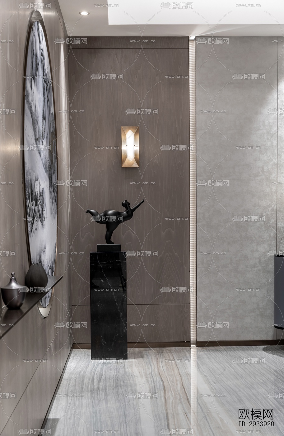 新中式别墅效果图下载（渲染图18）