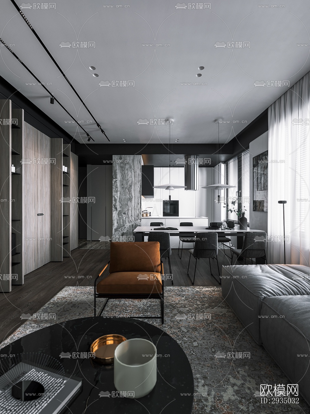 高级灰平层效果图下载（渲染图19）