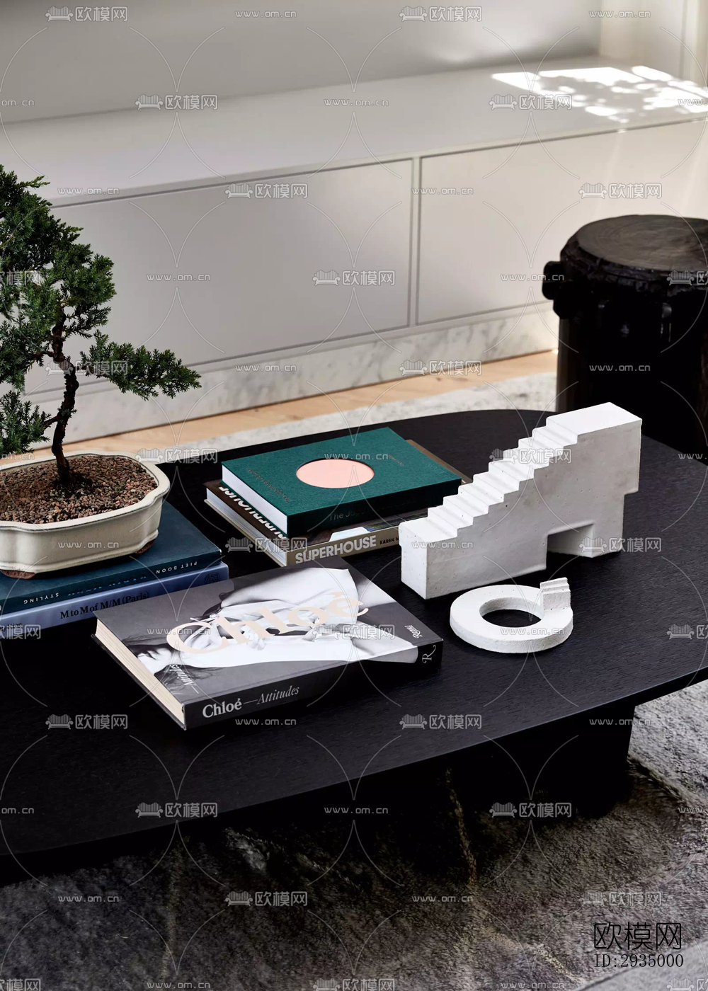 现代平层效果图下载（渲染图5）