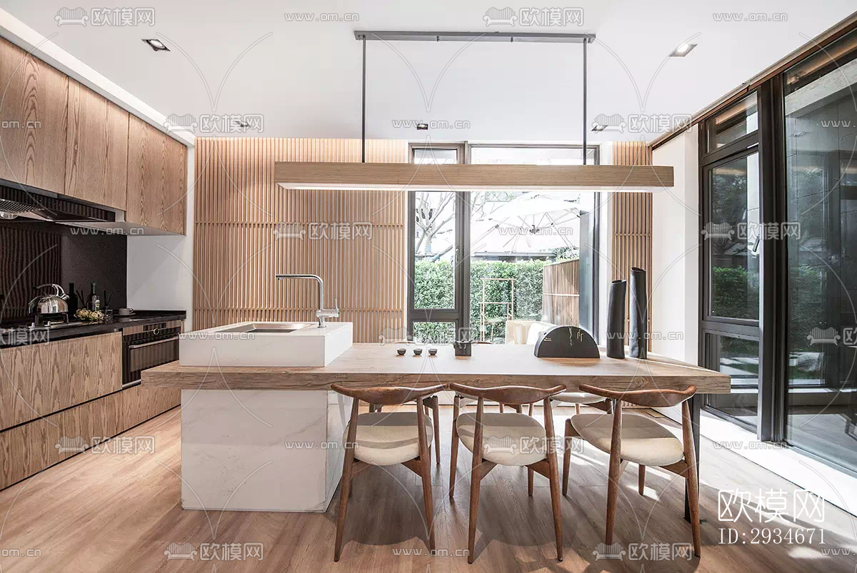 日式平层效果图下载（渲染图17）