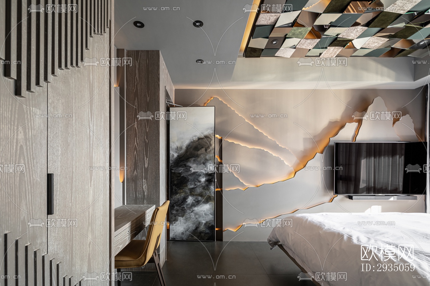 高级灰平层效果图下载（渲染图1）