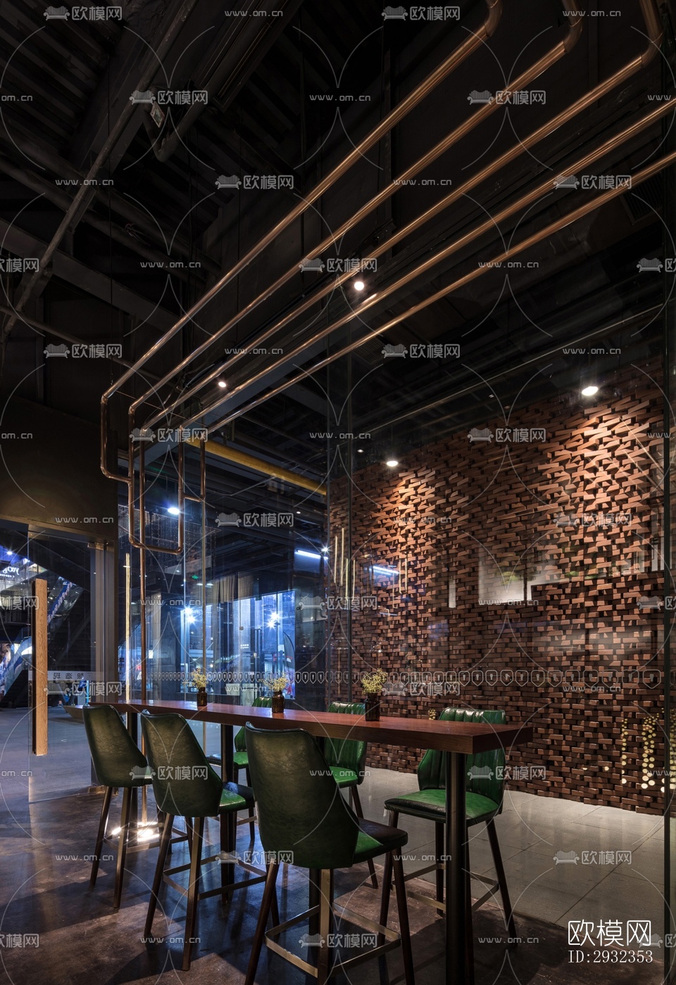 工业风酒吧效果图下载（渲染图13）