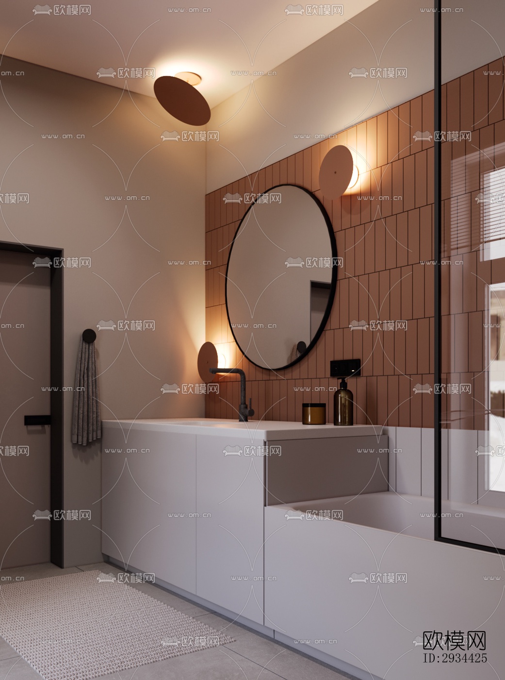 北欧平层效果图下载（渲染图14）