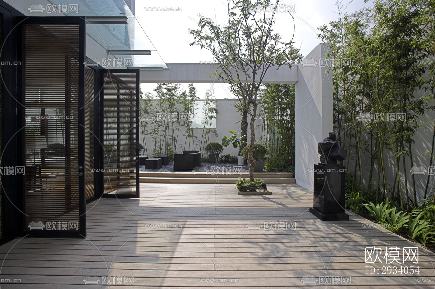 现代别墅效果图下载（渲染图9）