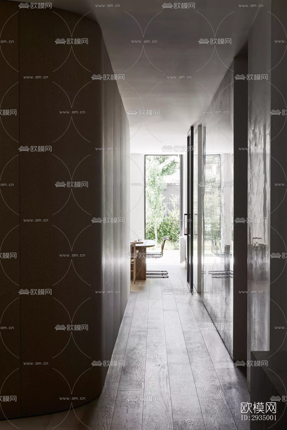 现代平层效果图下载（渲染图6）