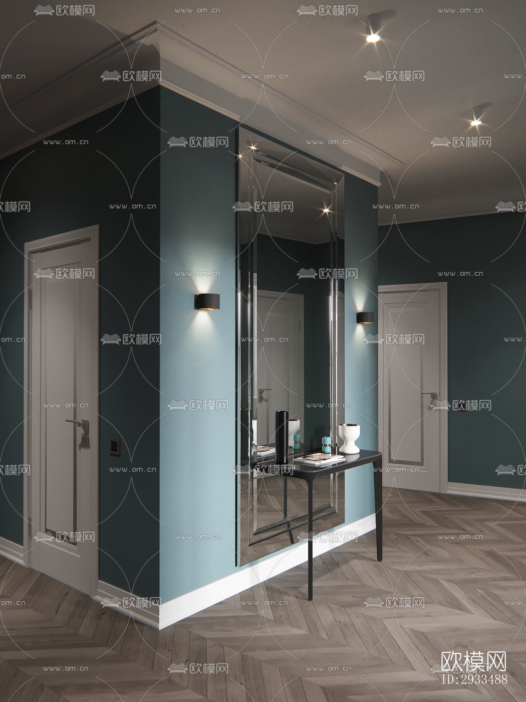 北欧公寓效果图下载（渲染图14）