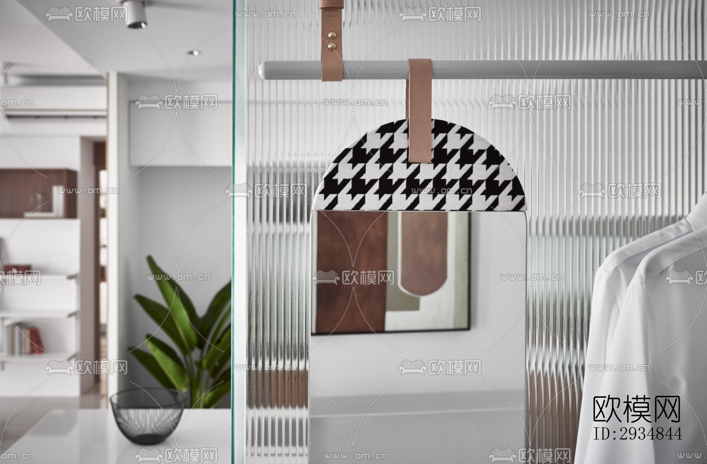 现代平层效果图下载（渲染图16）