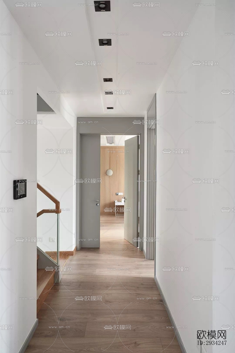 现代复式效果图下载（渲染图6）