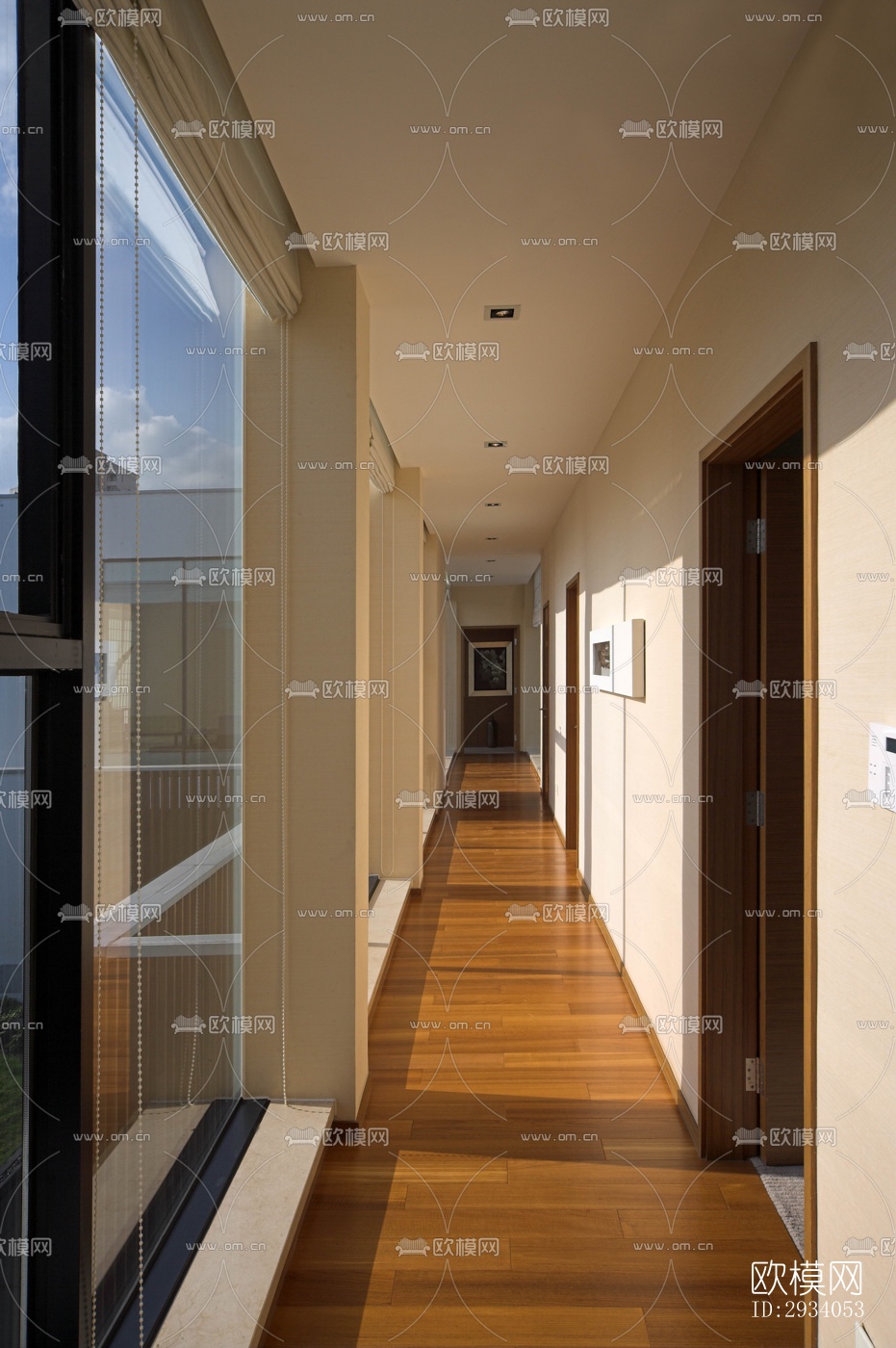 现代别墅效果图下载（渲染图7）