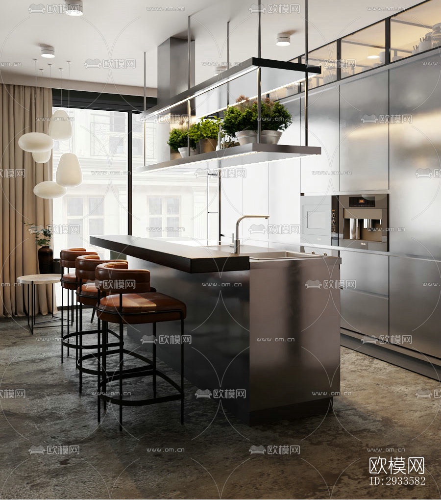 北欧公寓效果图下载（渲染图11）