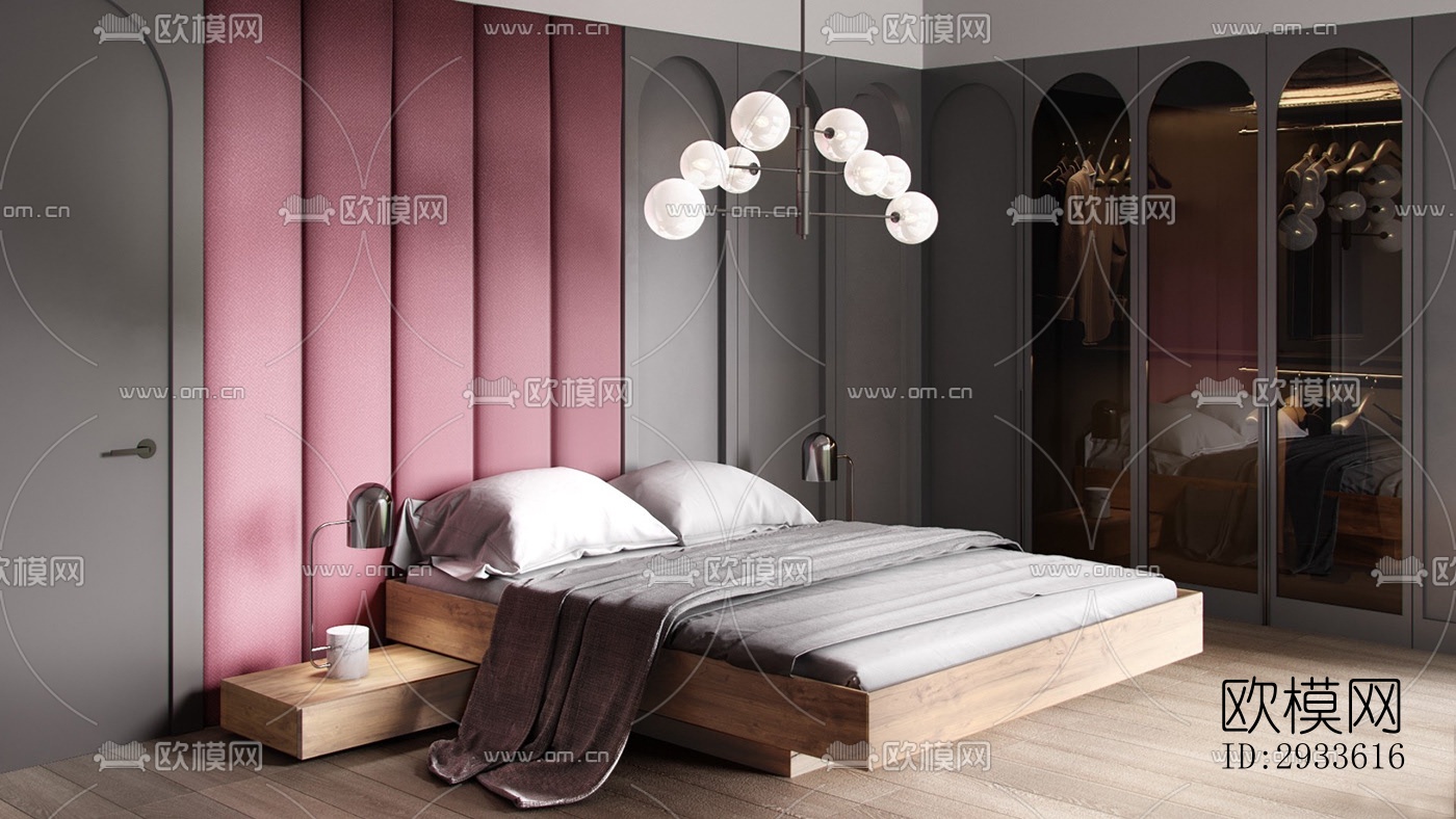 北欧公寓效果图下载（渲染图3）