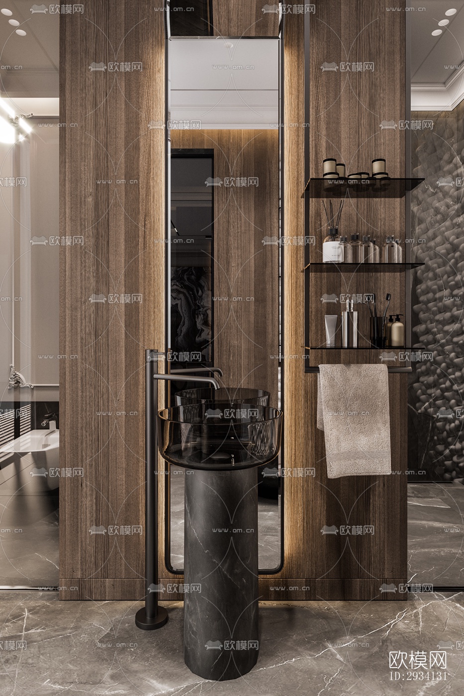 现代别墅效果图下载（渲染图8）