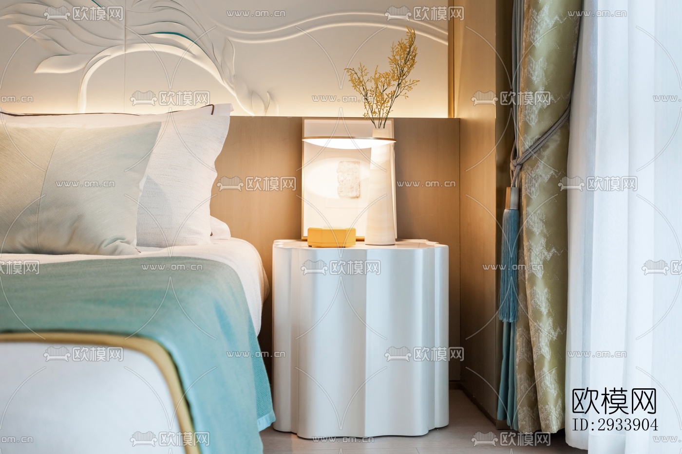 新中式别墅效果图下载（渲染图7）