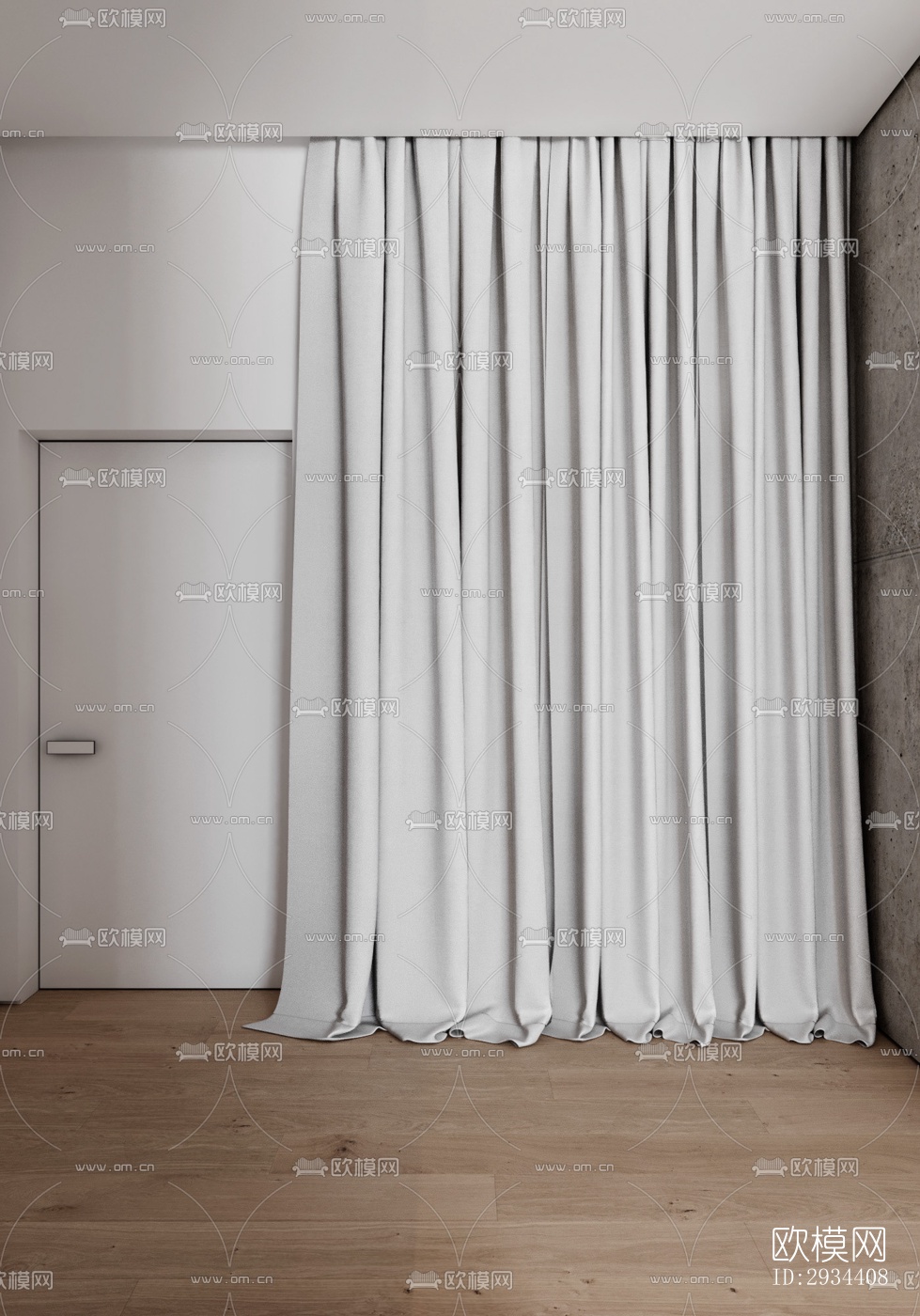 北欧平层效果图下载（渲染图3）