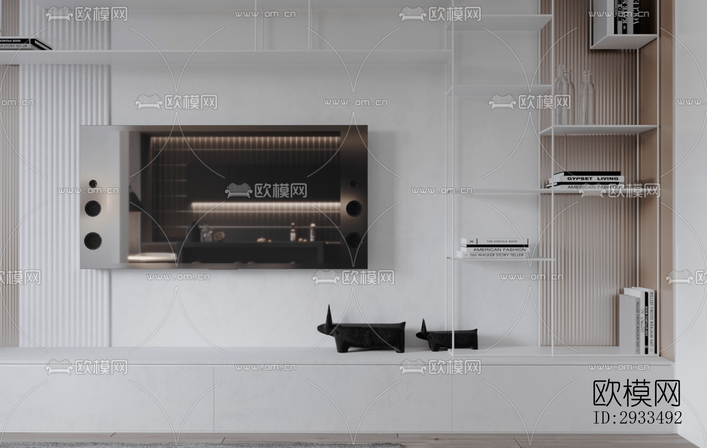 北欧公寓效果图下载（渲染图2）