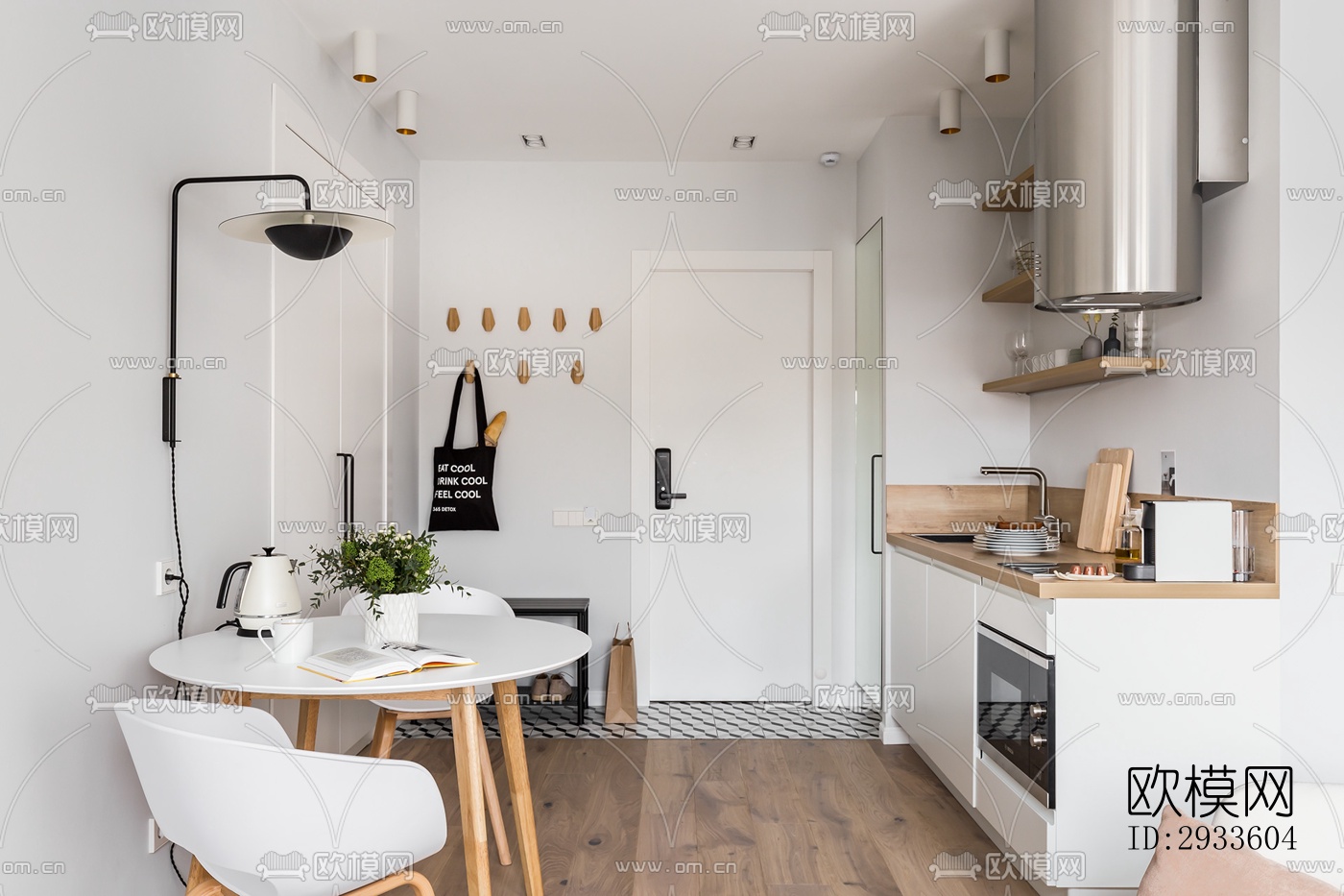 北欧公寓效果图下载（渲染图12）