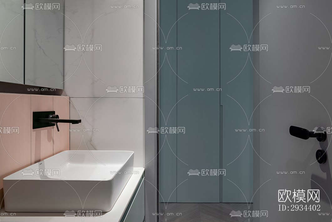 北欧平层效果图下载（渲染图7）