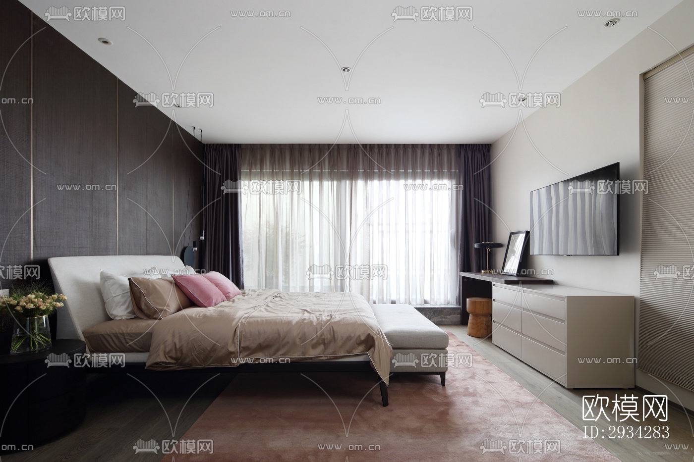 现代复式效果图下载（渲染图7）