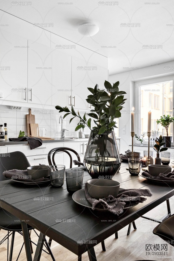 北欧公寓效果图下载（渲染图18）