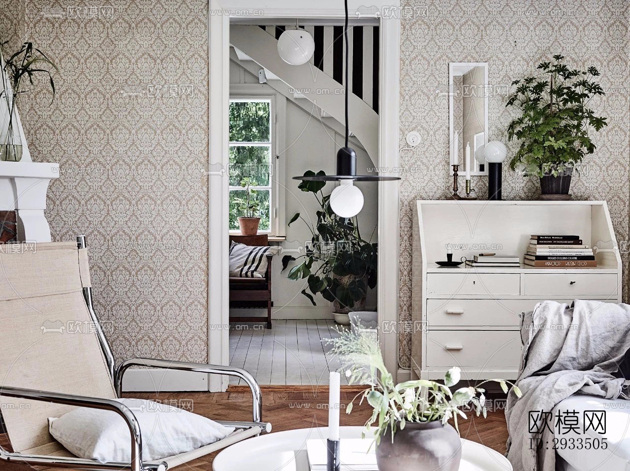 北欧公寓效果图下载（渲染图17）