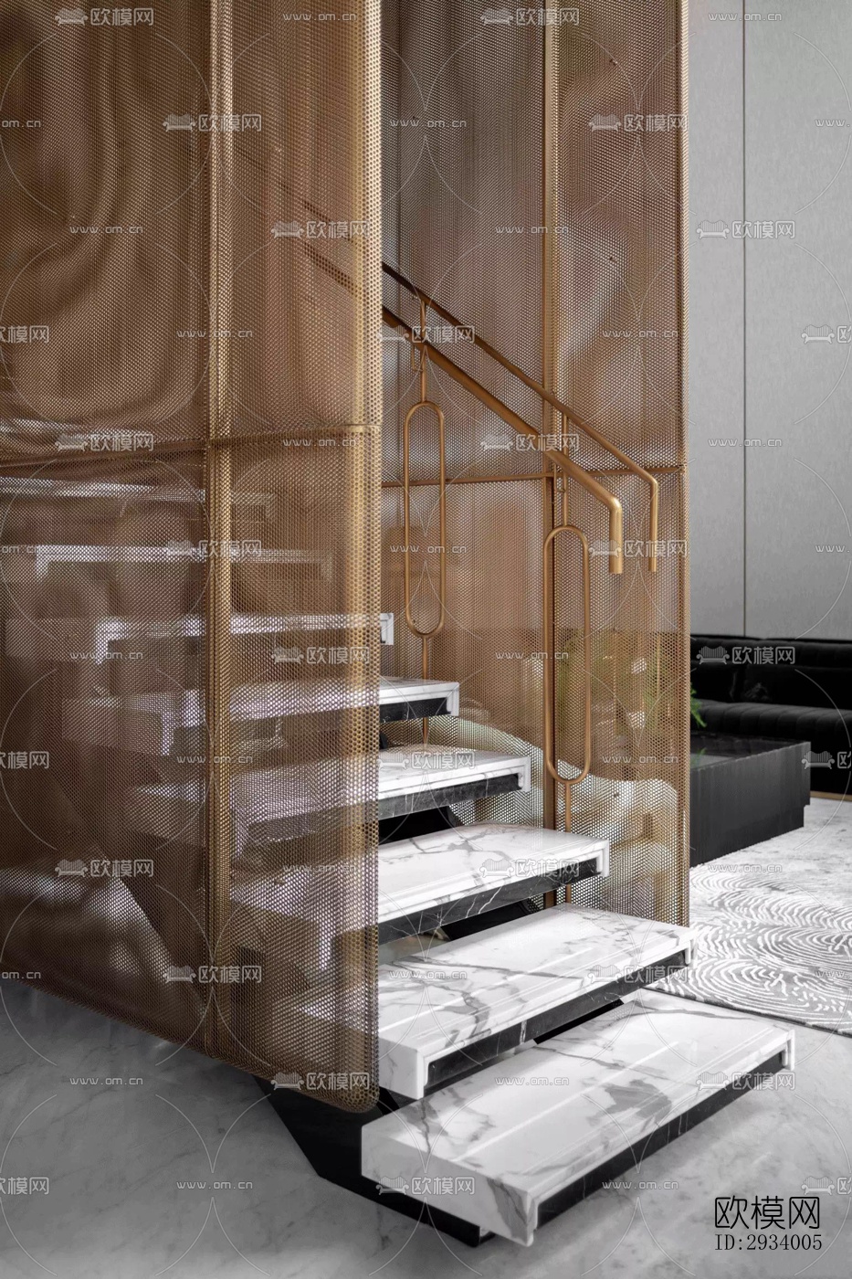 新中式别墅效果图下载（渲染图15）