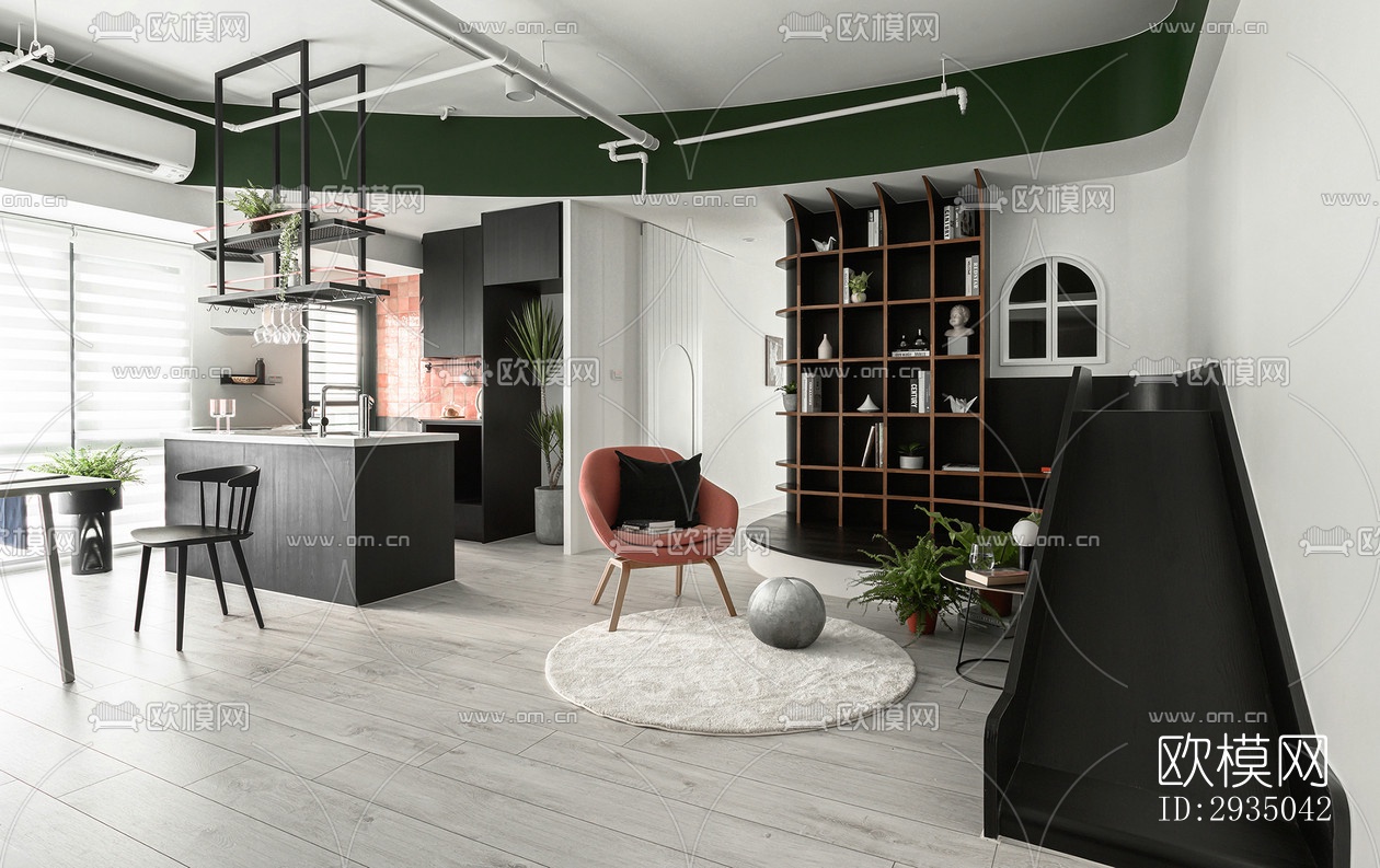 高级灰平层效果图下载（渲染图7）