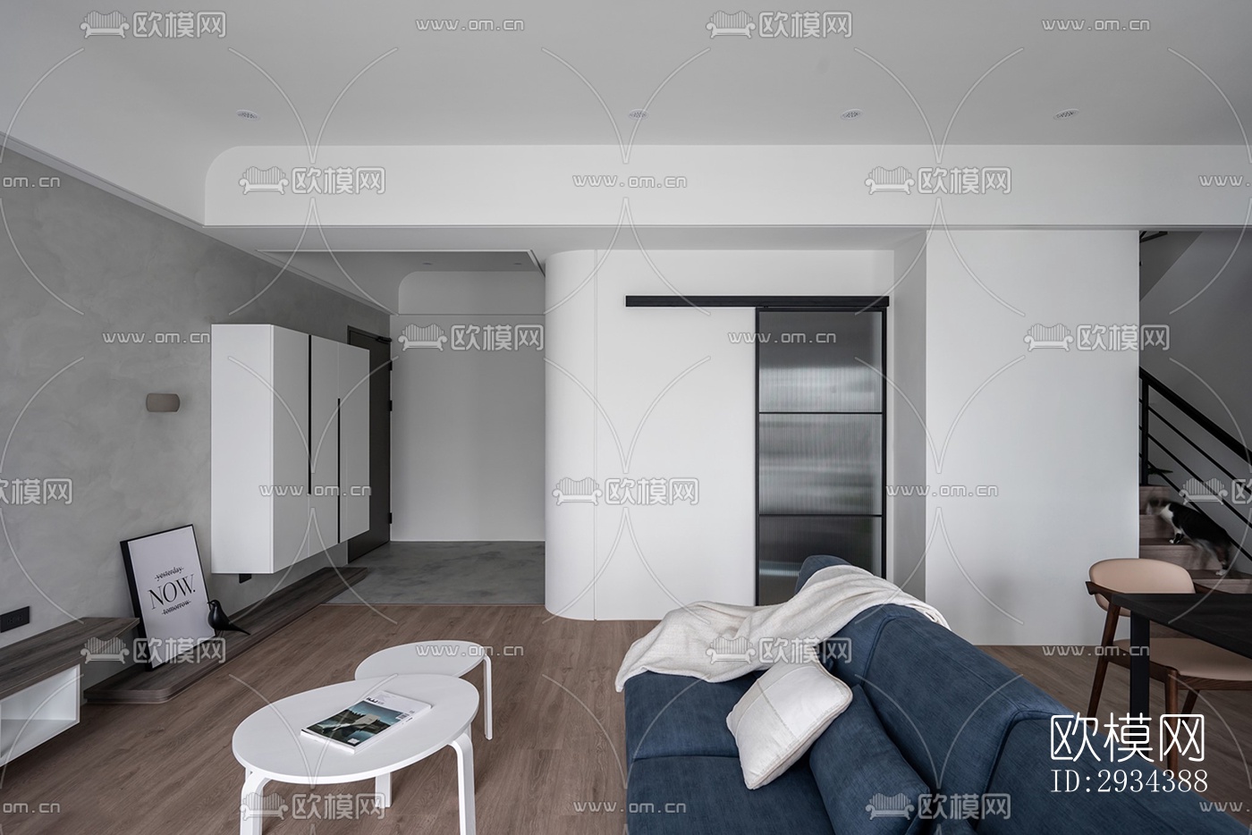 北欧平层效果图下载（渲染图4）