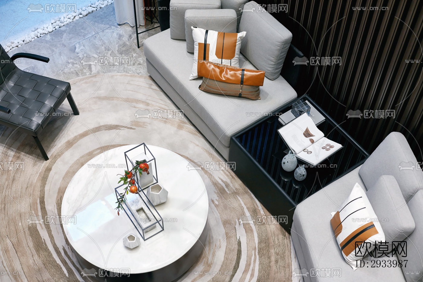 新中式别墅效果图下载（渲染图14）