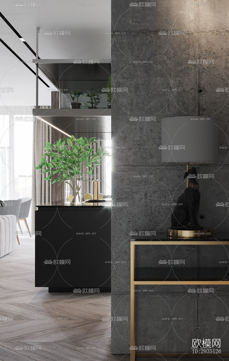 高级灰平层效果图下载（渲染图3）