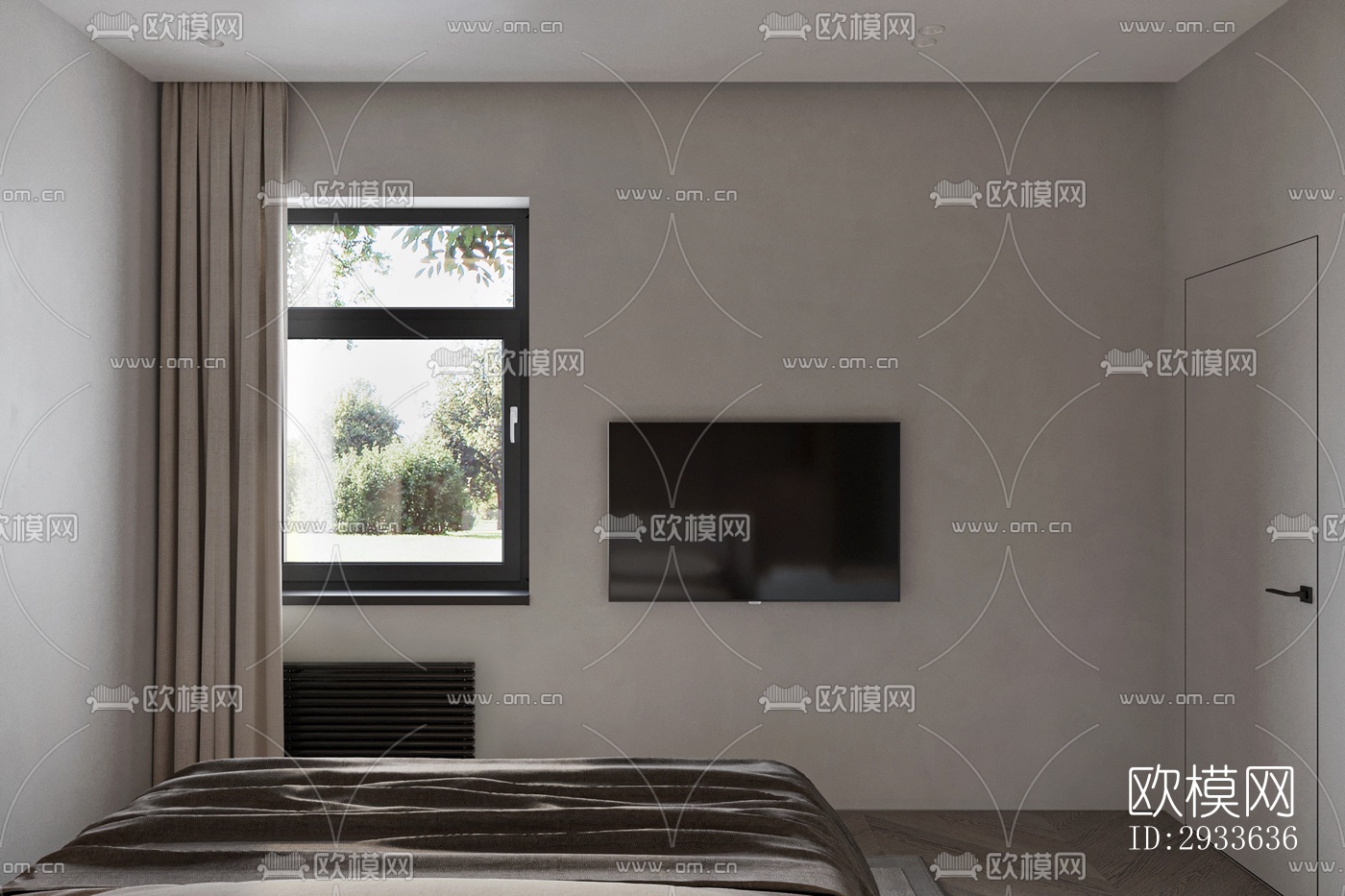 北欧公寓效果图下载（渲染图2）