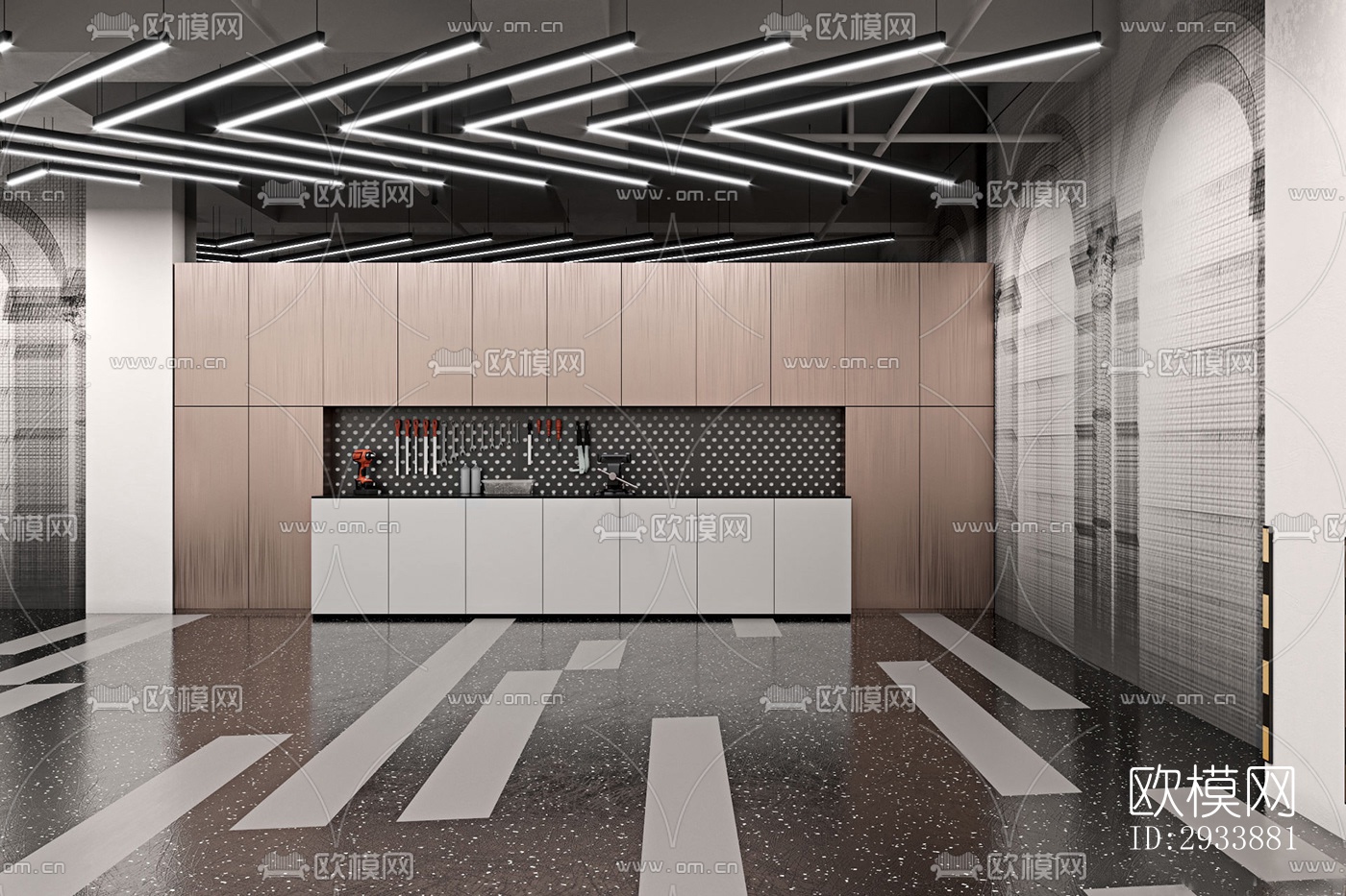 北欧别墅效果图下载（渲染图12）