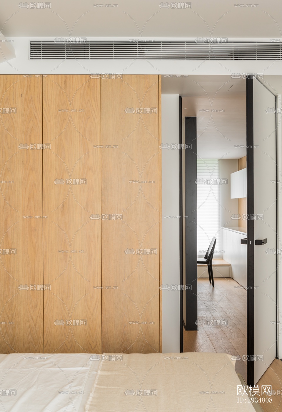 现代平层效果图下载（渲染图7）