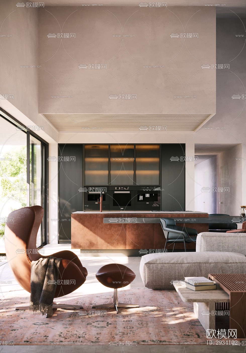 现代别墅效果图下载（渲染图6）