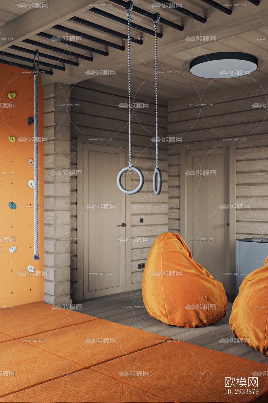 北欧别墅效果图下载（渲染图4）