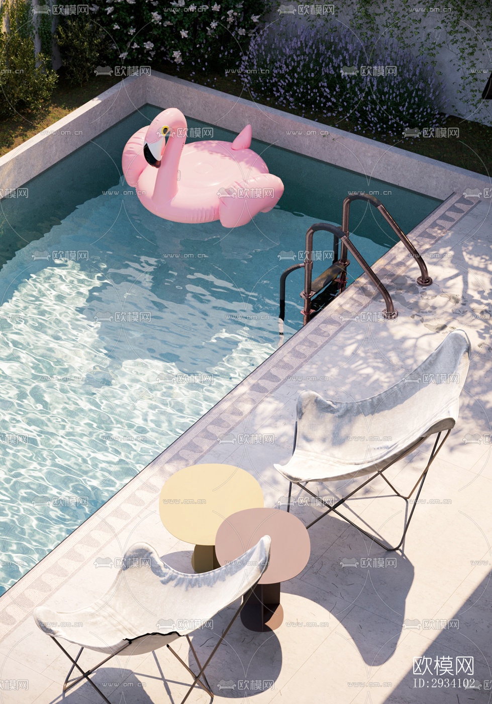 现代别墅效果图下载（渲染图15）