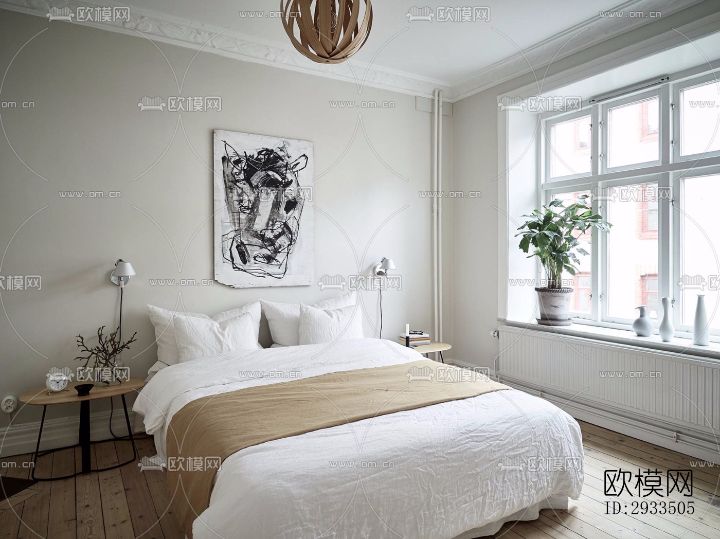 北欧公寓效果图下载（渲染图8）