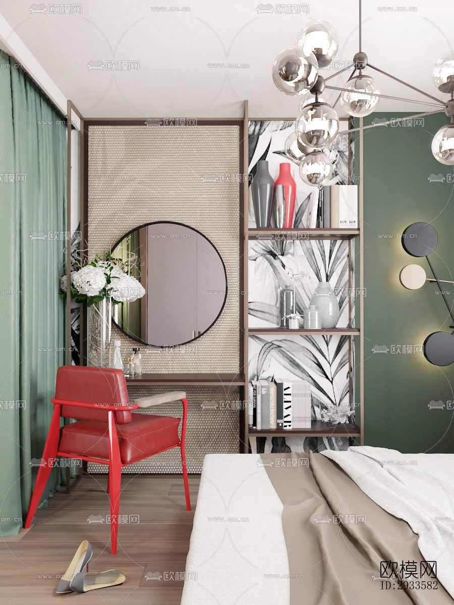 北欧公寓效果图下载（渲染图14）