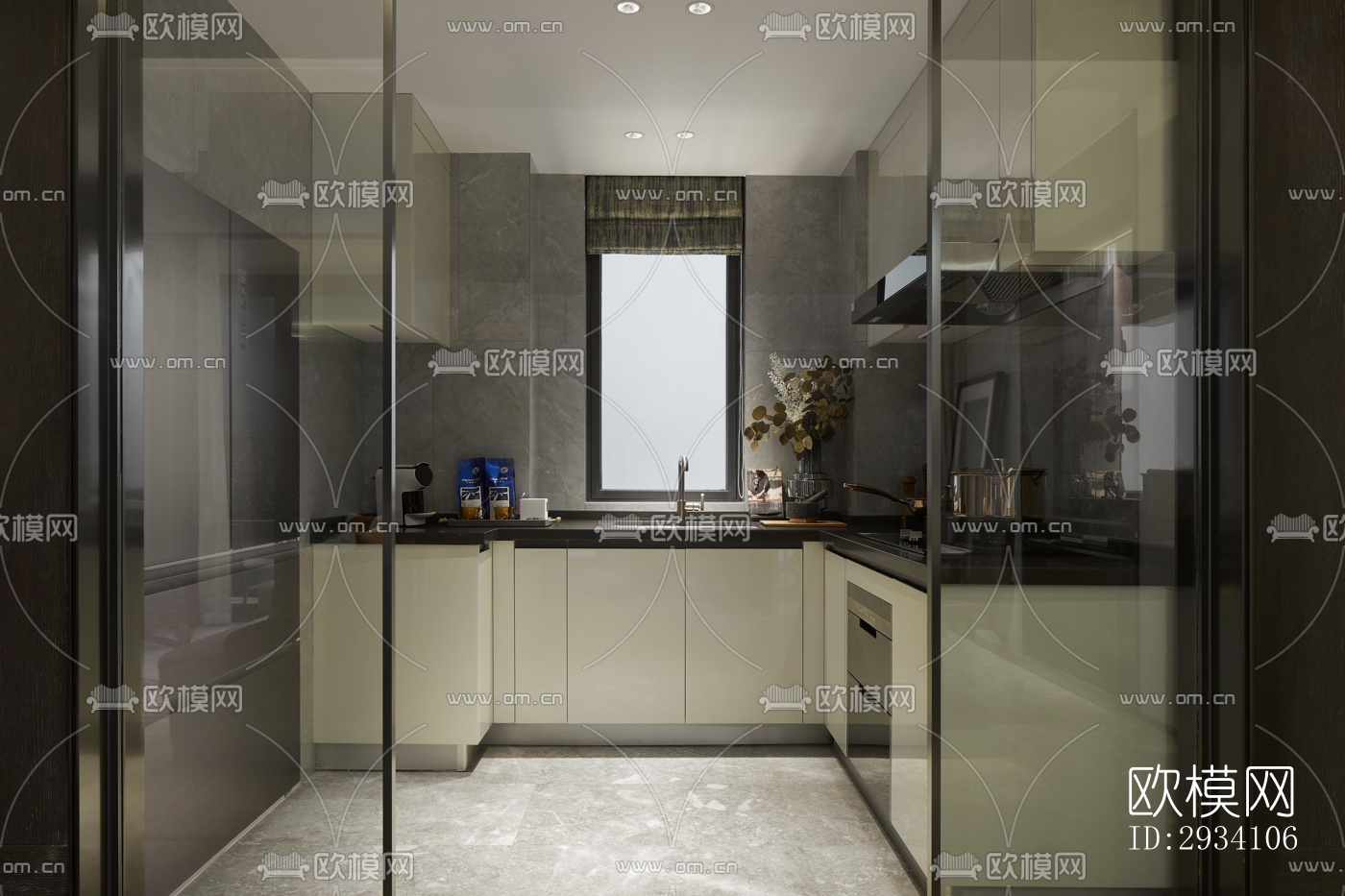 现代别墅效果图下载（渲染图1）