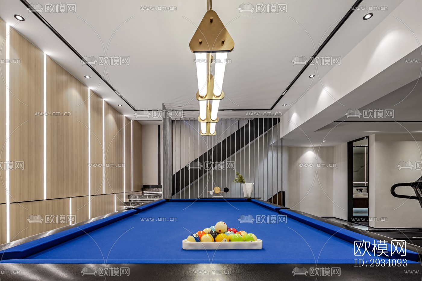 现代别墅效果图下载（渲染图20）