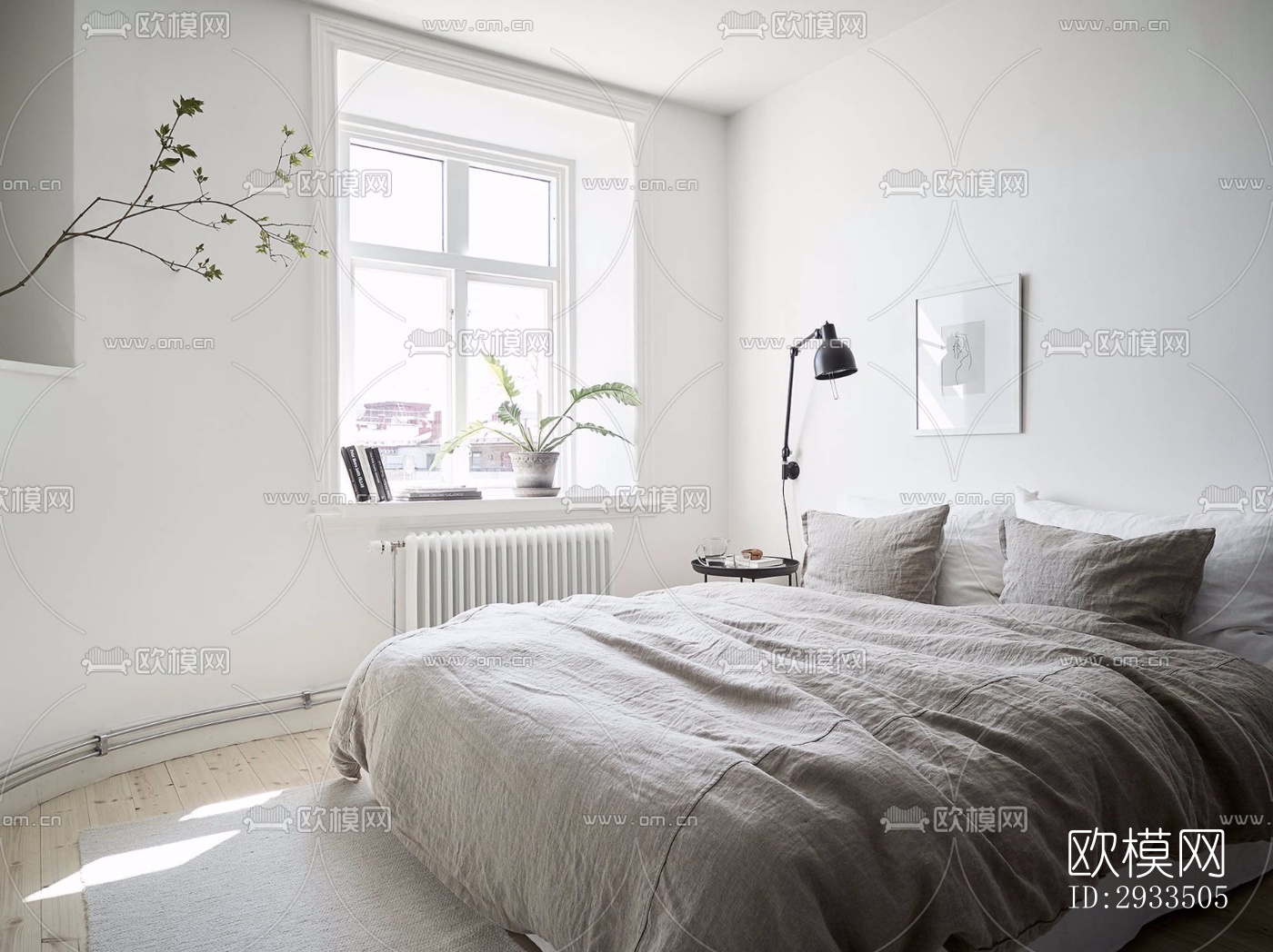 北欧公寓效果图下载（渲染图2）