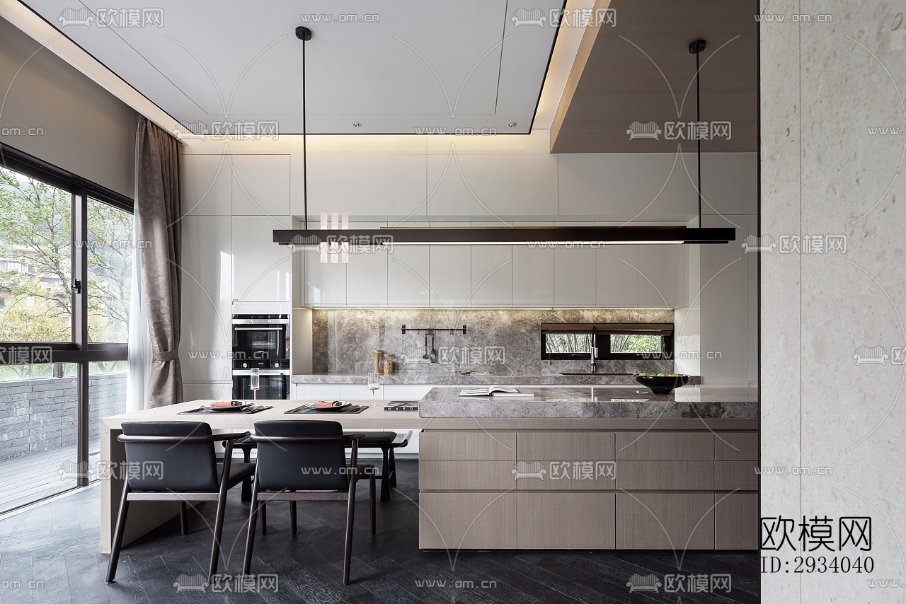 现代别墅效果图下载（渲染图4）